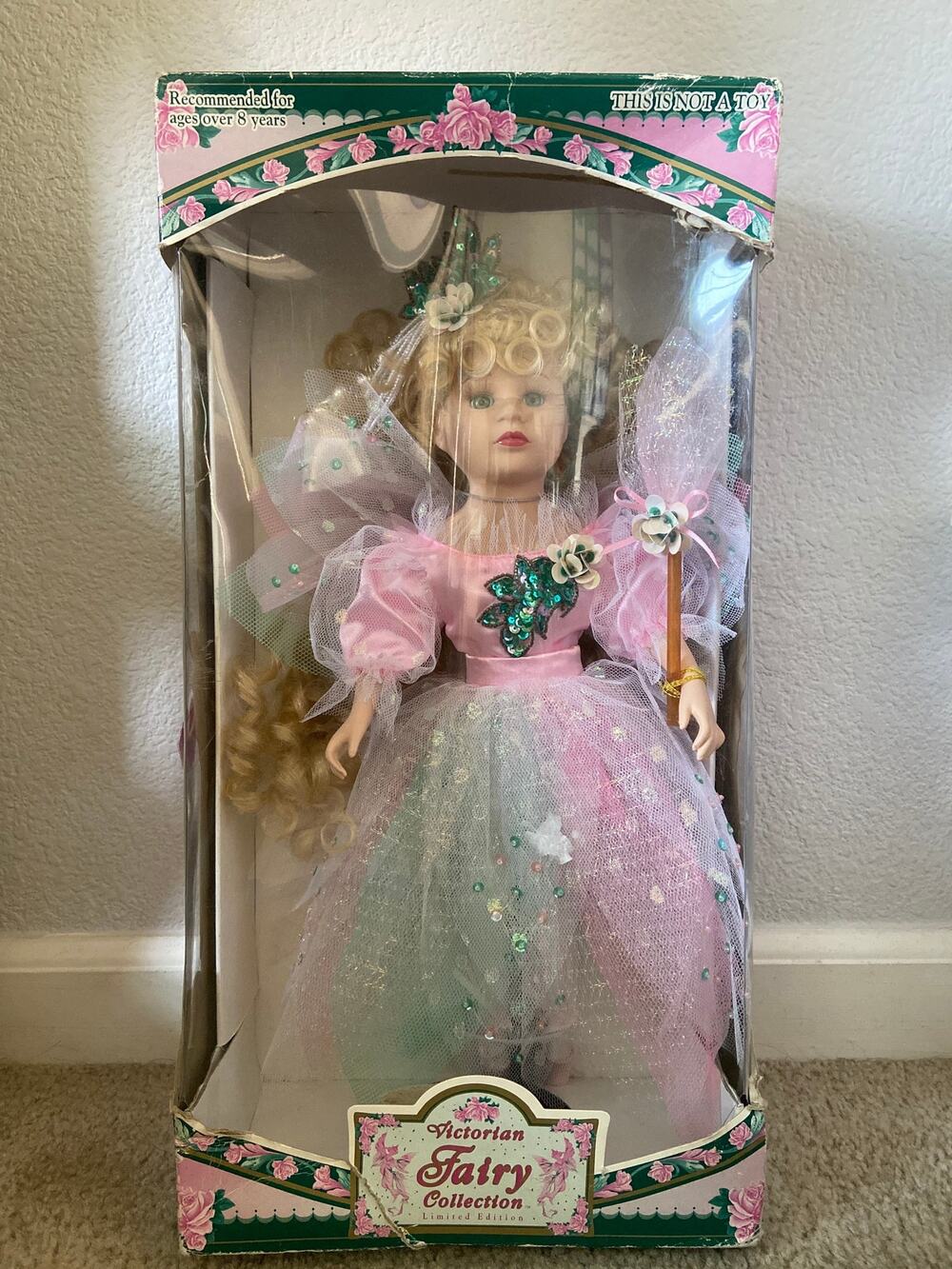 Vintage Victorian Fairy Collection Porcelain Doll Limited Edition Melissa Jane